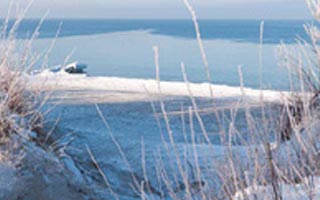 Vintercamping på Hene Strand Camping